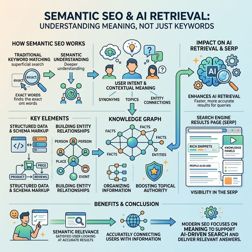 How Does Semantic Seo Support AI Retrieval?